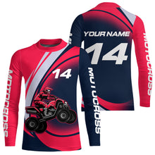 Load image into Gallery viewer, Custom Eagle ATV Riding Jersey Pink and Blue Quad Bike Jersey for Kid Men Women MX103