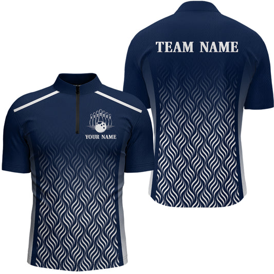 Custom Bowling League Shirts For Men with Name , Personalized Bowling Team Jerseys HNT35