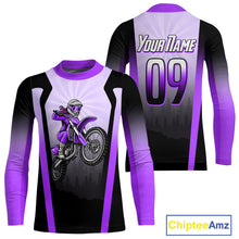 Load image into Gallery viewer, Girl Motocross Shirts Kid Adult Pink Motocross MX Off-Road Motocycle Shirt UPF30+ DNT66