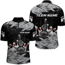Load image into Gallery viewer, Bowling Shirt Bowling Jersey for Men Custom Bowling Gifts for Men Team with Name Polo &amp; 1/4 Zip HNT16
