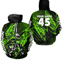 Load image into Gallery viewer, Custom Motocross Hoodie Custom Dirt Bike Hoodie Motocross Sweatshirts for Kid Adult HOT13