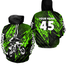 Load image into Gallery viewer, Custom Youth Motocross Hoodie Racing Hooded Jersey Dirt Bike Hoodie Sweatshirts for Kid Men Women HOT12