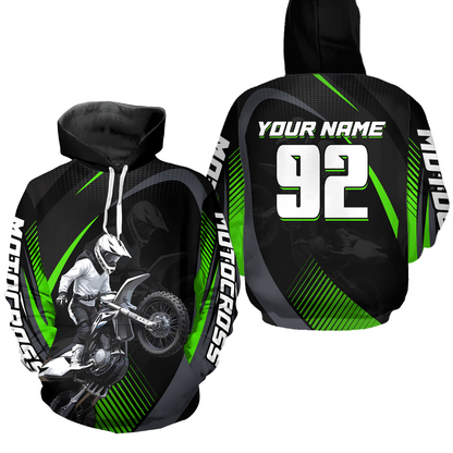 Personalized Youth Racing Hoodie Dirt Bike Motocross Hoodie Shirt for Kid Men Women HOT11