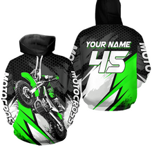 Load image into Gallery viewer, Custom Dirt Bike Hoodie Motocross Hoodie Sweatshirts for Kid Men Women Motorcycle Hoodie HOT15
