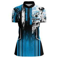Load image into Gallery viewer, Custom Bowling Jersey For Men Bowling Shirt Team Bowling Quarter-Zip Shirt CP09