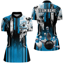 Load image into Gallery viewer, Custom Bowling Jersey For Men Bowling Shirt Team Bowling Quarter-Zip Shirt CP09
