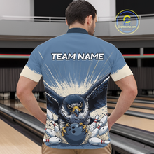 Load image into Gallery viewer, Custom Funny Falcon Bowling Jersey for Men Unisex Bowling Shirts for Team Polo &amp; 1/4 Zip HNT244