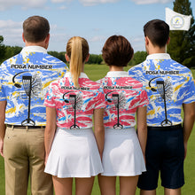 Load image into Gallery viewer, Camo Womens Disc Golf Polo Shirt Custom Name Pink Disc Golf Basket Apparel Team Disc Golf Outfit NHN0027