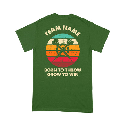 Born To Throw Grow To Win Custom Dart Team Shirts For Men-Women, Darts For Gift NYN0165