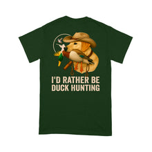 Load image into Gallery viewer, I'd Rather Be Duck Hunting Yellow Labs Dog Men T-shirt FSD4704 D03
