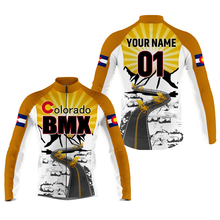 Load image into Gallery viewer, Custom Colorado Mens Womens BMX Cycling Jersey Cyclist Bicycle Motocross Race Biking Riders| NMS802