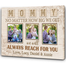 Load image into Gallery viewer, Personalized Mom Canvas - Mommy Photo Collage Mother's Day Gift, I Love You Mom Birthday Christmas Art| N2455