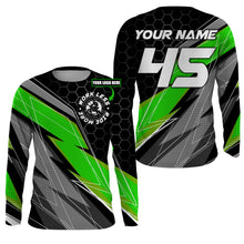 Load image into Gallery viewer, Custom logo racing jersey UPF30+ UV protective Work Less Ride More dirt bike motorcycle racewear NMS1014