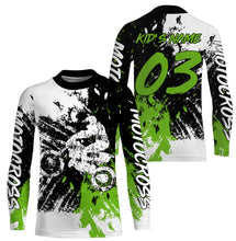 Load image into Gallery viewer, Custom motocross jersey adult&amp;kid UV dirt bike MX racing shirt motorcycle off-road biker racewear NMS942