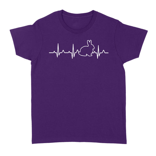 Rabbit Pulse Heartbeat Men Women's T-Shirt Bunny Shirt, Bunny Rabbit Shirt - FSD1378D03