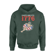 Load image into Gallery viewer, Women's USA Patriotic party like it's 1776 - Standard Hoodie