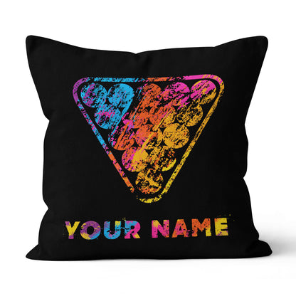 Billiard Paint Color Pool Balls Pillow Custom Pillow Best Billiard Gifts VHM0832