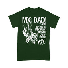 Load image into Gallery viewer, MX Dad T-shirt Biker Motocross Dad Racing Father's Day Gift for Dad Rider| NMS513 A01