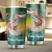 Load image into Gallery viewer, 1pc funny Trout fly fishing rainbow trout ChipteeAmz's art Custom Stainless Steel Tumbler Cup AT064