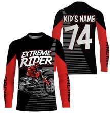 Load image into Gallery viewer, Dirt bike riding jersey custom youth adult UPF30+ Motocross off-road extreme long sleeves PDT211