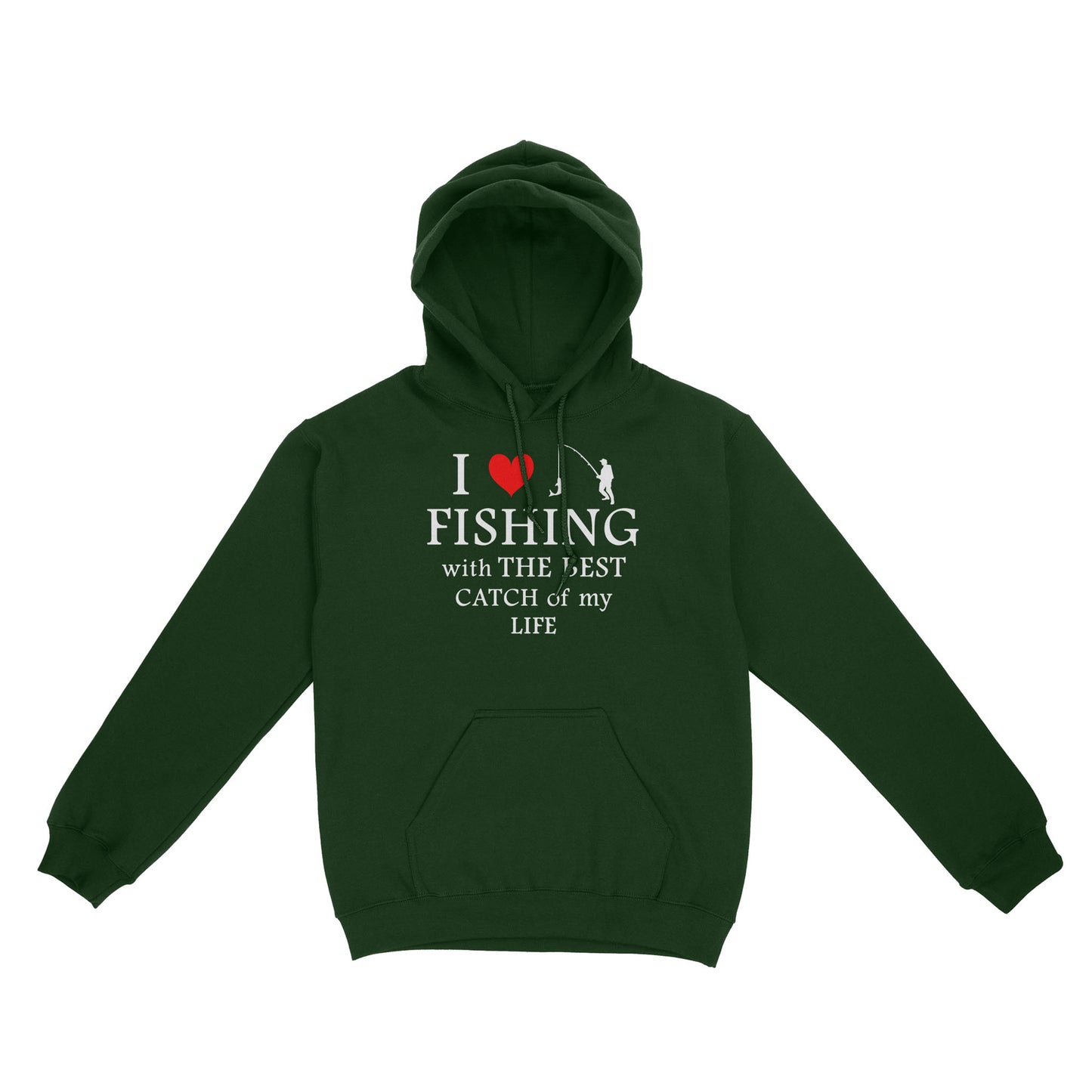 Fishing with the Best Catch of my life Husband/Boyfriend Mans Fishing Gifts Valentine's Day Gift Hoodie - FSD2924 D06