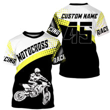 Load image into Gallery viewer, Custom motocross jersey UPF30+ men women kid unisex dirt bike racing off-road motorcycle racewear NMS1004