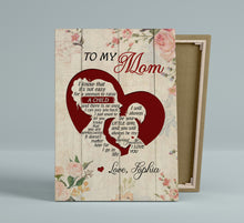 Load image into Gallery viewer, Personalized Mom Canvas - To My Mom Mother's Day Gift, Thoughtful Gift for Mom, I Love You Mom Keepsake| N2453