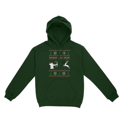 Merry Huntmas Deer hunting Christmas gifts | Hoodie - FSD3524 D02