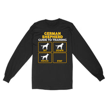 Load image into Gallery viewer, German Shepherd Standard Long Sleeve | Funny Guide to Training dog - FSD2401D08