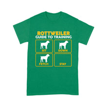 Load image into Gallery viewer, Rottweiler Standard T-shirt | Funny Guide to Training dog - FSD2405D08
