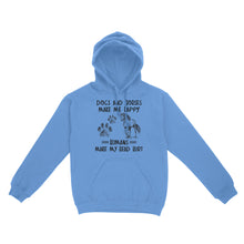 Load image into Gallery viewer, Dogs and horses make me happy humans make my head hurt D01 NQS2894 Standard Hoodie