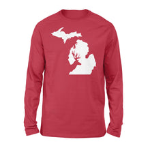 Load image into Gallery viewer, Michigan deer hunting Long sleeve - FSD1188 D03