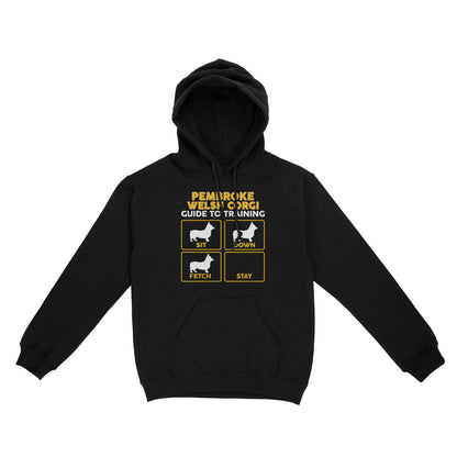 Pembroke Welsh Corgi Standard Hoodie | Funny Guide to Training dog - FSD2409D08