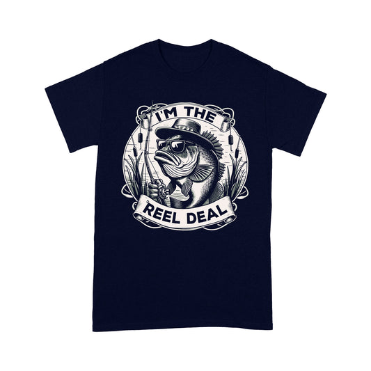 T-Shirt - I'm the reel deal gift for fisherman A54