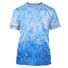 Load image into Gallery viewer, Ice camo Ice Fishing Shirts, Personalized Ice Fishing Clothing for men, women and kids IPHW3506