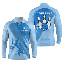 Load image into Gallery viewer, personalized bowling shirt for men – custom name design side view