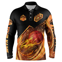Load image into Gallery viewer, personalized bowling shirt for men – custom name design side view