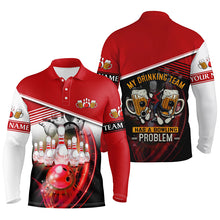 Load image into Gallery viewer, personalized bowling shirt for men – custom name design side view