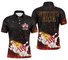 Load image into Gallery viewer, Custom bowling shirt for men – personalized team jersey front view
