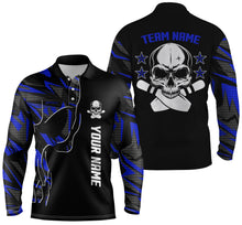 Load image into Gallery viewer, personalized bowling shirt for men – custom name design side view