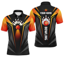 Load image into Gallery viewer, Custom bowling shirt for men – personalized team jersey front view