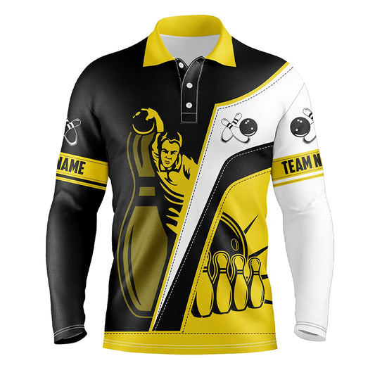 Custom bowling shirt for men  – team jersey mockup