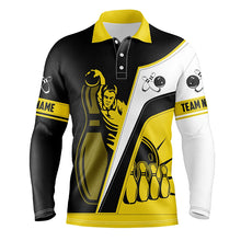 Load image into Gallery viewer, Custom bowling shirt for men  – team jersey mockup
