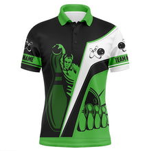 Load image into Gallery viewer, personalized bowling shirt for men – custom name design side view