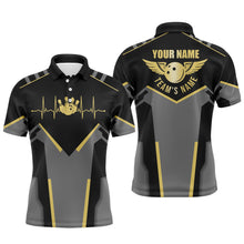 Load image into Gallery viewer, Custom bowling shirt for men – personalized team jersey front view