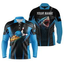 Load image into Gallery viewer, personalized bowling shirt for men – custom name design side view