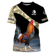 Load image into Gallery viewer, Beautiful Rooster custom name 3D All over print T Shirt, Hoodie, Long sleeve, Sweatshirt - FSD1518