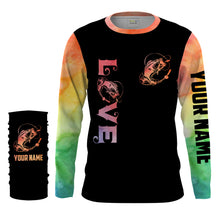 Load image into Gallery viewer, Bass Fishing Mom "Like A Regular Mom But Cooler" Shirt Funny Mother Gift Idea custom name T-Shirt, Long sleeve UPF30+ FSD1728