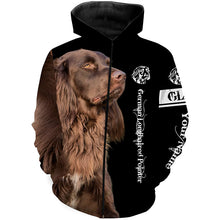 Load image into Gallery viewer, German Longhaired Pointer (Deutsch Langhaar) 3D All Over Printed T-Shirt, Hoodie Gifts for Dog Lovers FSD3645