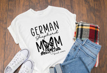 Load image into Gallery viewer, Womens German Shepherd Mom Best Ever Shirt Funny Dog Mom Gift Smiling Dog Standard T-shirt FSD2366D08